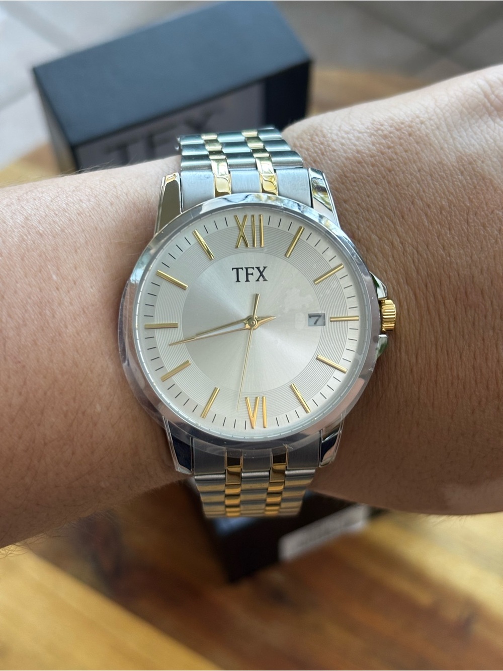 NWT TFX by Bulova Men’s Two-Tone Stainless Steel Watch - 38B102